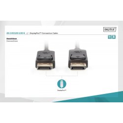Displayport 1.1a Kabel 10m DP/DP M/M