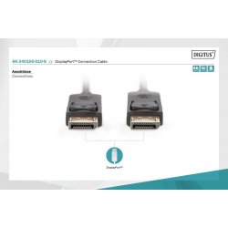 DisplayPort1.2 Kabel 1m DP/DP M/M