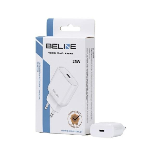 Oplader 25W USB-C PD 3.0 uden kabel, hvid