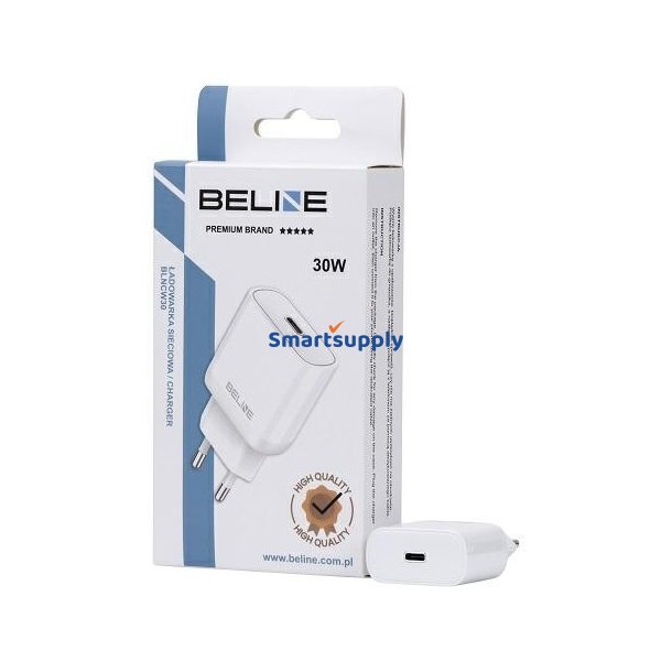 Oplader 30W USB-C PD 3.0 hvid