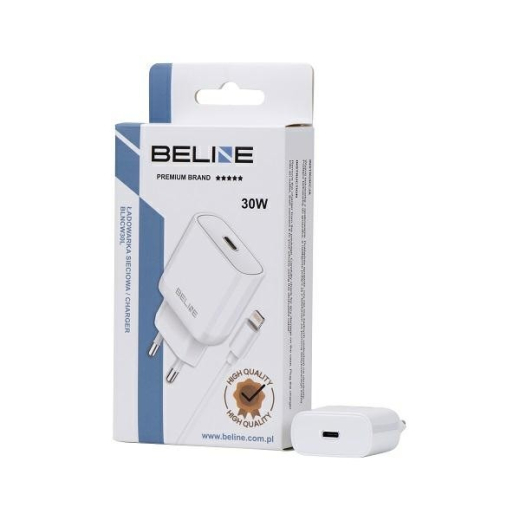 Oplader 30W USB-C + lightning kabel, hvid