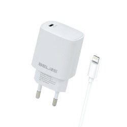 Lader 20W USB-C+Lightning kabel