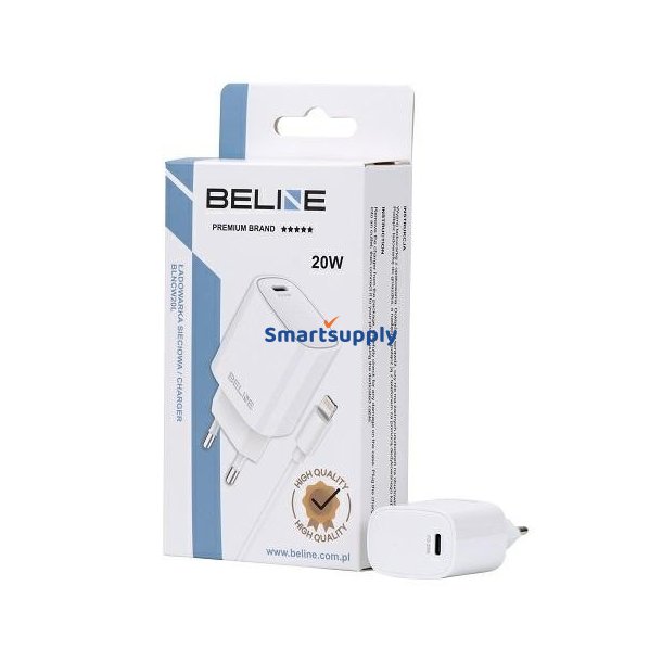 Lader 20W USB-C+Lightning kabel