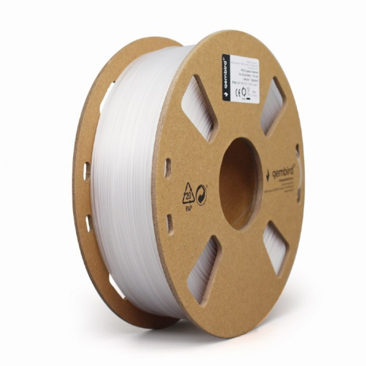 Filamentprinter 3D PETG/1,75mm/1kg/hvid