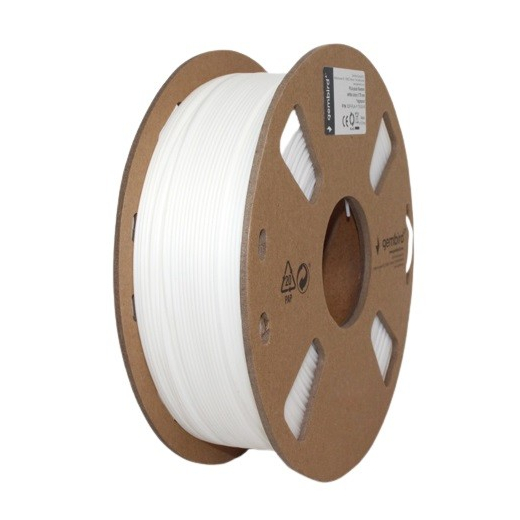 Printerfilament 3D PLA PLUS/1.75mm/hvid