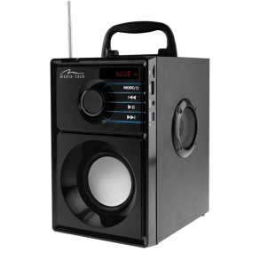 Bluetooth H�jtaler Boombox MT3179 15W USB-C s�lv