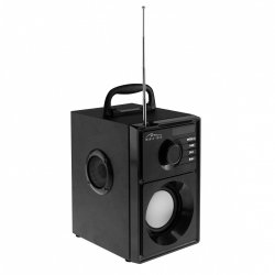 Bluetooth H�jtaler Boombox MT3179 15W USB-C s�lv