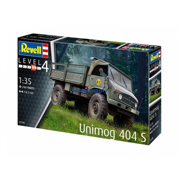 Plastmodel k�ret�j UNIMOG 404 S 1/35