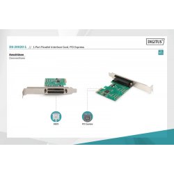 1-Port Parallel Interface Card, PCIe