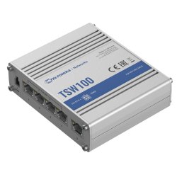Switch TSW100 4xPoE+, 5xGigabit Ethernet