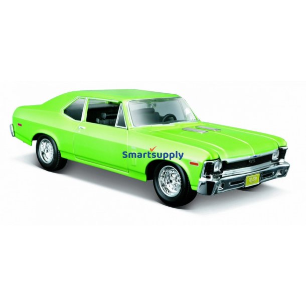 Kompositmodel Chevy Nova SS 1970 gr�n 1:24