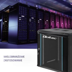 RACK kabinet 19 tommer, 12U, 600 x 635 x 450