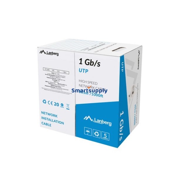 Kabel LAN UTP 1Gb/s 305m drut cca gr�