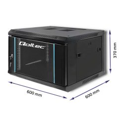 RACK kabinet 19 inches, 6U, 600 x 370 x 600