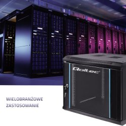 RACK kabinet 19 tommer, 9U, 600 x 500 x 600