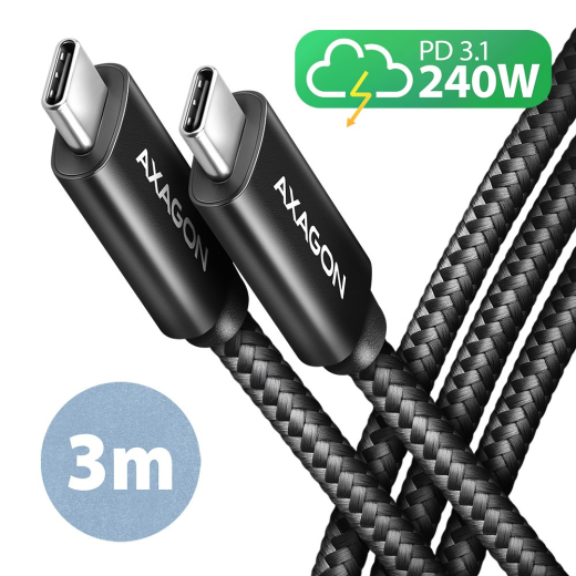 BUCM2-CM30AB kabel 240W USB-C USB-C, 3.0m 5