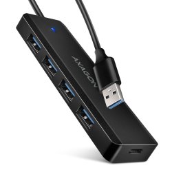 HUE-C1A, HUB 4-porte USB 3.2 Gen 1 19cm kabel