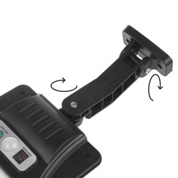 Solcelle LED gadelygte med MCE446 sensor og fjernbetjening