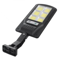 Solcelle LED gadelygte med MCE446 sensor og fjernbetjening