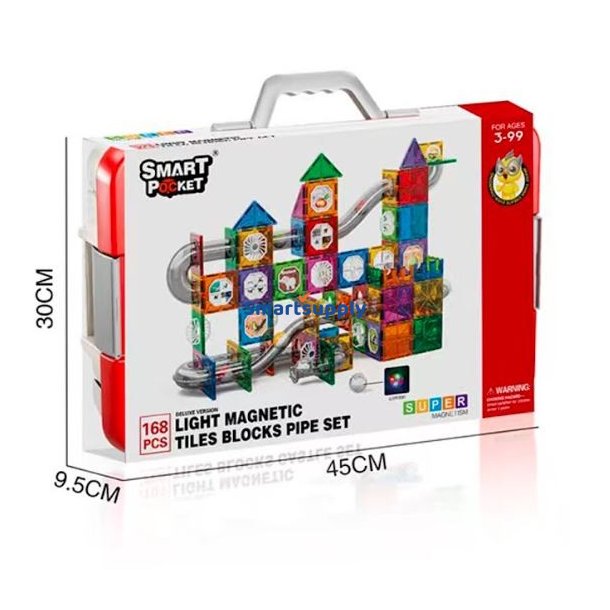 Magnetiske blokke 169 elementer