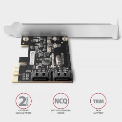 PCES-SJ2 PCIe 2x SATA intern controller JMB582