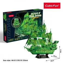 Puslespil 3D Flying Dutchman lyser i m�rket