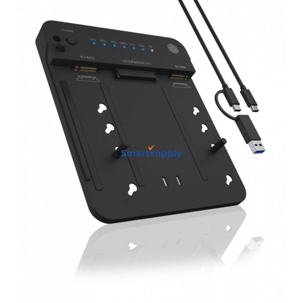 ICY BOX IB-2915MSCL-C31 M.2 NVMe og SATA 2,5/3