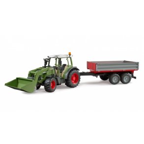 Fendt Vario 211 traktor med frontl�sser og tipper