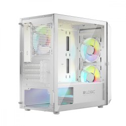 Computer case PORTOS ARGB Mini hvid