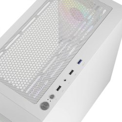 Computer case PORTOS ARGB Mini hvid
