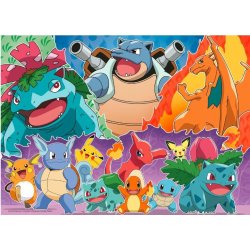 Puzzle 4x100 elementer Pokemon