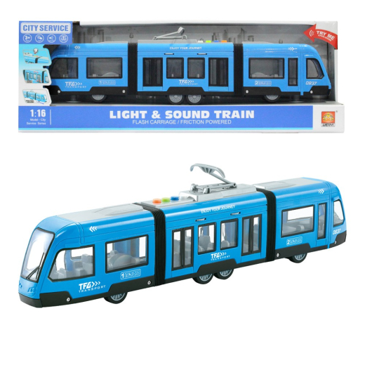 Bl� sporvogn