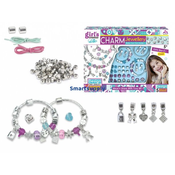 Kreativt s�t til at lave armb�nd