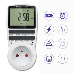 Elektronisk timer PC0628 med LCD