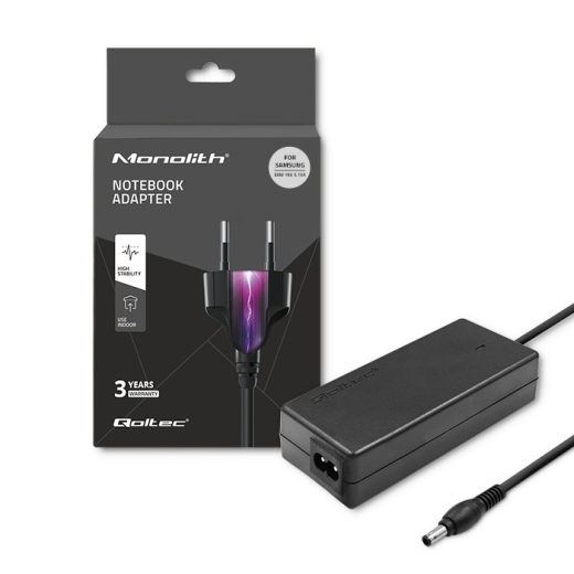Str�mforsyning dedikeret til Samsung 60W | 19V | 3.15A | 5.5 * 3.5 + pin