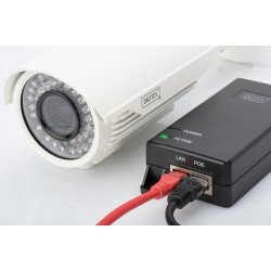 Adapter PoE+ 802.3at, max. 55V 30W Gigabit 10/100/1000Mbps, aktiv