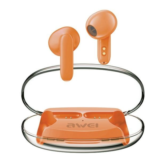 Bluetooth Hovedtelefoner 5.3 T85 ENC TWS orange