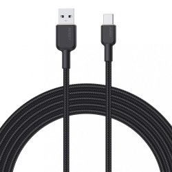 AUKEY CB-NAC2 Nylon kabel USB C - USB A 1.8m 3