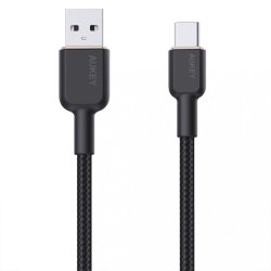 AUKEY CB-NAC2 Nylon kabel USB C - USB A 1.8m 3