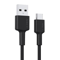 AUKEY CB-CD30 Nylon kabel USB C - USB A 0.9m 3