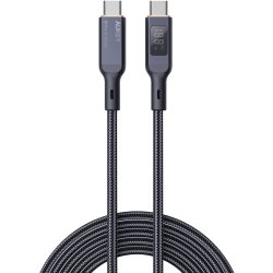 AUKEY CB-MCC102 Nylon C kabel USB C - USB C 1.8m