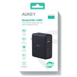 AUKEY PA-B7O Omnia II G aN V�goplader 3xUSB