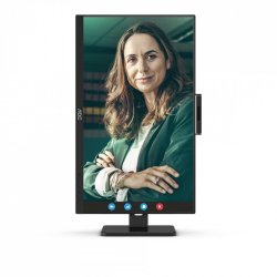 Monitor Q27P3QW 27 tommer IPS HDMI DP Pivot Kamera