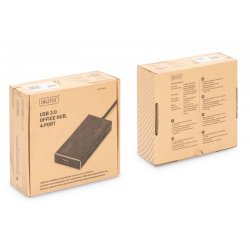 Hub 4-port USB 3.1 Str�madapter aluminium