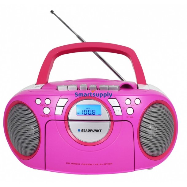 Boombox FM PLL, kassette, CD/MP3/USB/AUX