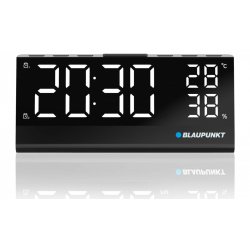 V�kkeur radio CR10ALU FM PLL med indbygget temperatur- og fugtighedssensor