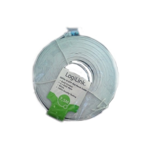 CAT5e U-UTP flad patchkabel, 20m