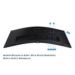 34 tommer Monitor ViewFinity S65UA VA 3440x1440 UWQHD 21:9 1xHDMI 1xDP 1xUSB-C(90W) 3xUSB 3.0 LAN (RJ45) 5ms 100Hz HAS+PIVOT buede h�jttalere 3Y OS (LS34C652UAUXEN)