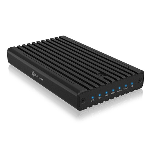 ICY BOX IB-2817MCL-C31 docking til 2x NVMe SSD