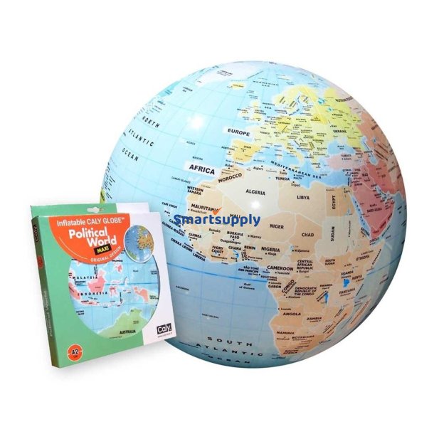 Ball Caly Globe 42 cm - Politisk Verden